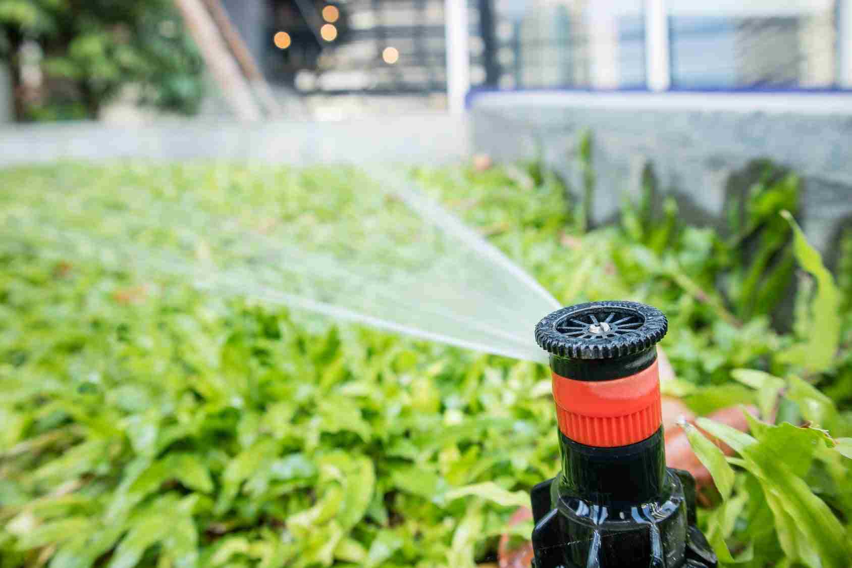 sprinkler head irrigation system in Perth